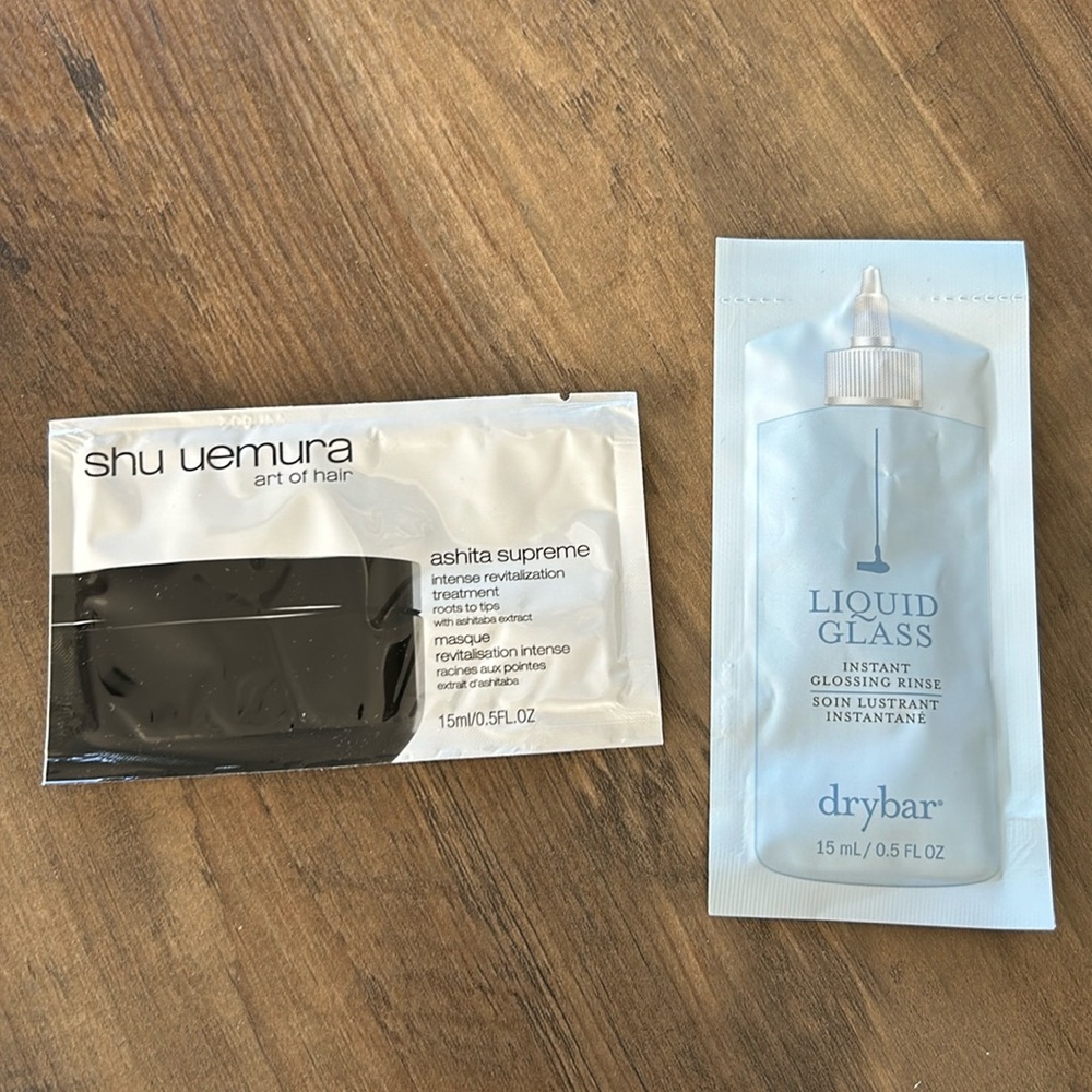 💝FREE ADD-ON💝 shu uemura and drybar Haircare Sample Pack